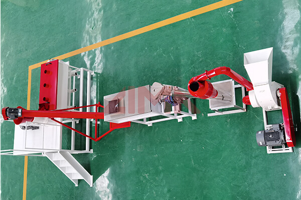 100kg/h fully automatic homemade floating fish feed 